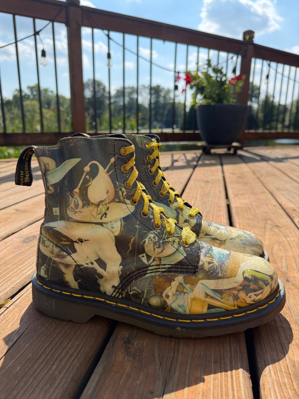 Dr. Martens 1460 Pascal "Hell" Hieronymus Bosch Boots Womens 10